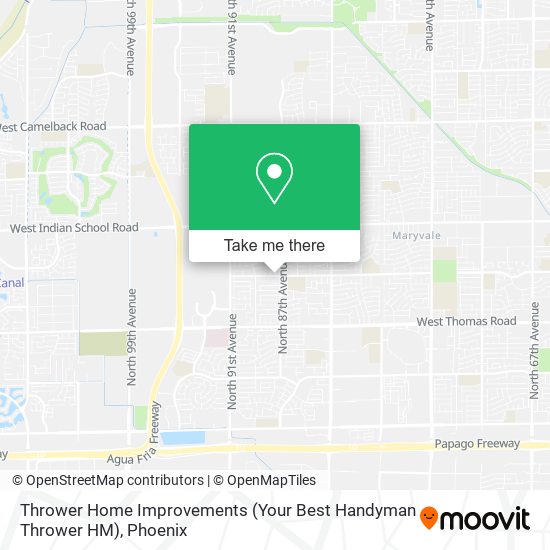 Mapa de Thrower Home Improvements (Your Best Handyman Thrower HM)