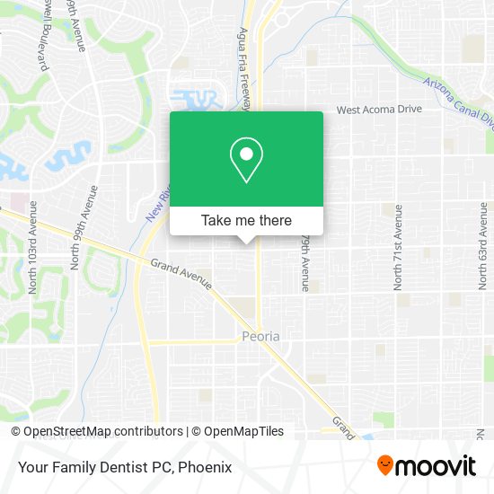 Mapa de Your Family Dentist PC