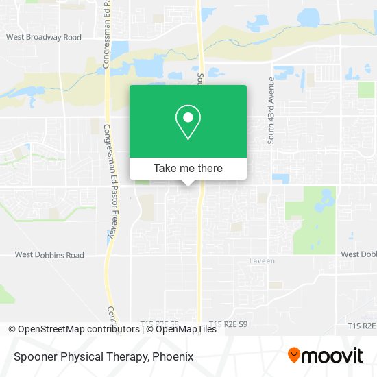 Spooner Physical Therapy map