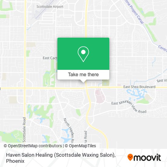 Haven Salon Healing (Scottsdale Waxing Salon) map