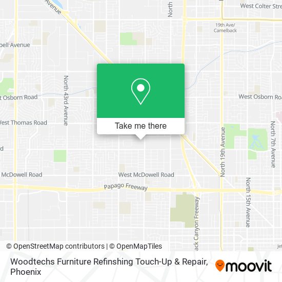 Mapa de Woodtechs Furniture Refinshing Touch-Up & Repair