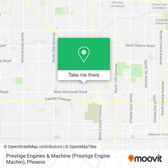 Mapa de Prestige Engines & Machine (Prestige Engine Machin)