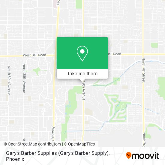 Gary's Barber Supplies map
