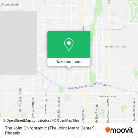 Mapa de The Joint Chiropractic (The Joint Metro Center)