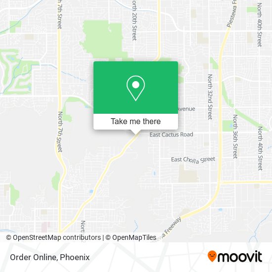 Order Online map