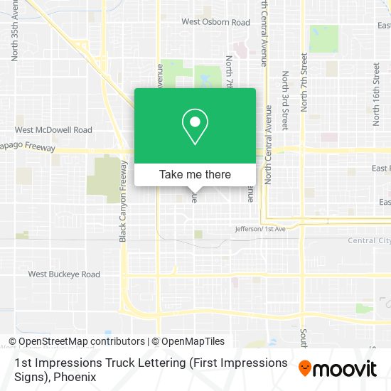 1st Impressions Truck Lettering (First Impressions Signs) map