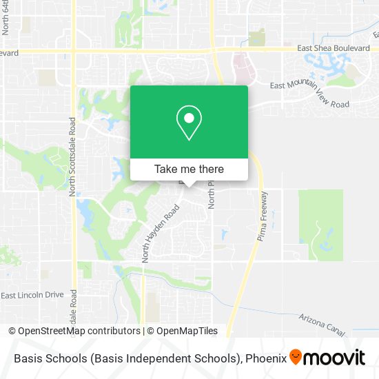 Basis Schools (Basis Independent Schools) map