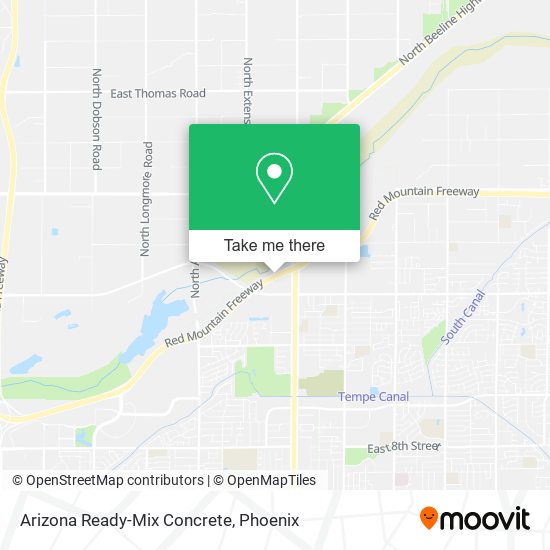 Mapa de Arizona Ready-Mix Concrete