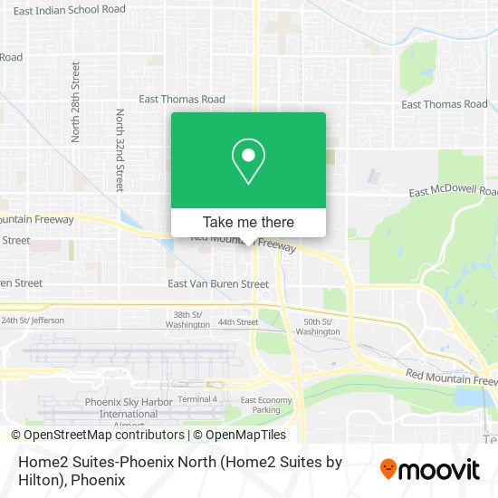 Mapa de Home2 Suites-Phoenix North (Home2 Suites by Hilton)