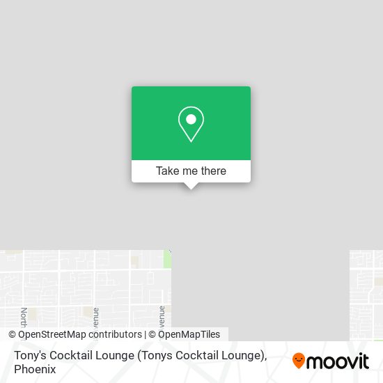 Tony's Cocktail Lounge (Tonys Cocktail Lounge) map