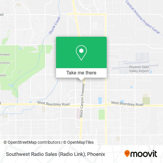 Mapa de Southwest Radio Sales (Radio Link)