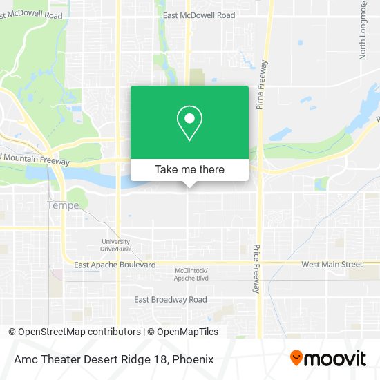 Amc Theater Desert Ridge 18 map