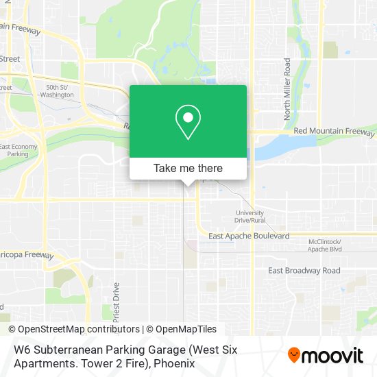 W6 Subterranean Parking Garage (West Six Apartments. Tower 2 Fire) map