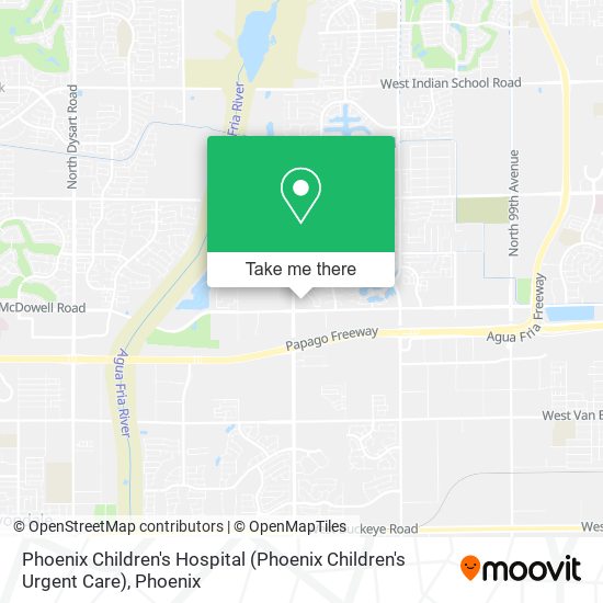 Phoenix Children's Hospital (Phoenix Children's Urgent Care) map