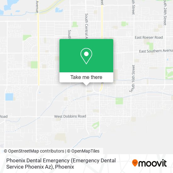 Mapa de Phoenix Dental Emergency (Emergency Dental Service Phoenix Az)