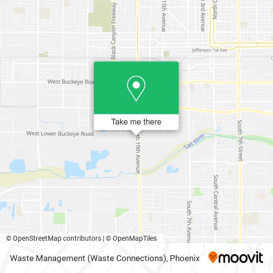 Waste Management (Waste Connections) map