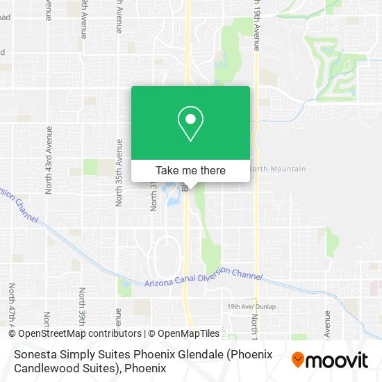 Sonesta Simply Suites Phoenix Glendale (Phoenix Candlewood Suites) map