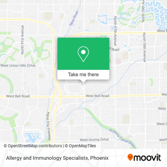 Allergy and Immunology Specialists map