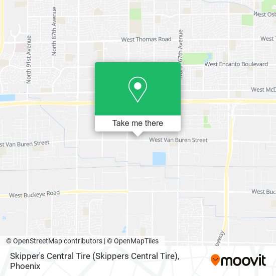 Mapa de Skipper's Central Tire (Skippers Central Tire)