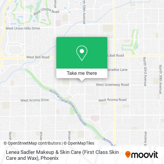 Lenea Sadler Makeup & Skin Care (First Class Skin Care and Wax) map