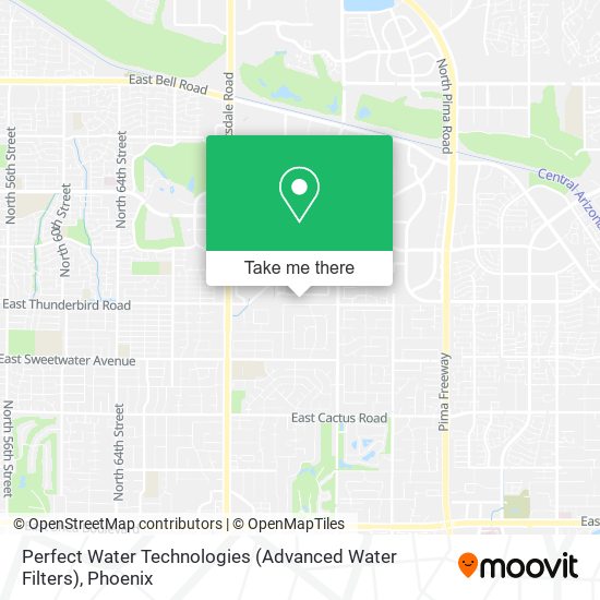 Mapa de Perfect Water Technologies (Advanced Water Filters)