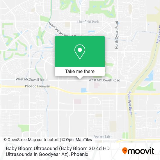 Mapa de Baby Bloom Ultrasound (Baby Bloom 3D 4d HD Ultrasounds in Goodyear Az)