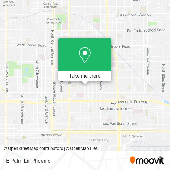Mapa de E Palm Ln
