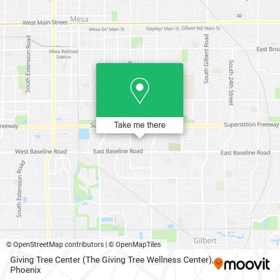 Mapa de Giving Tree Center (The Giving Tree Wellness Center)