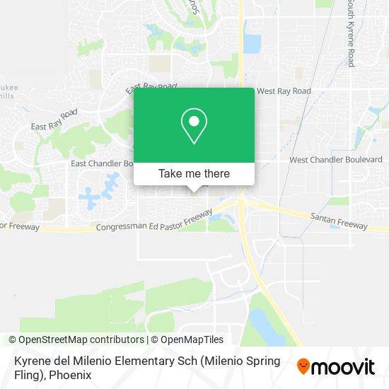 Kyrene del Milenio Elementary Sch (Milenio Spring Fling) map