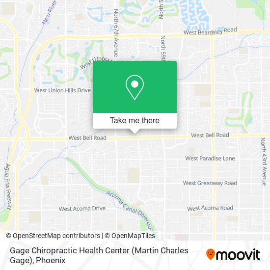 Gage Chiropractic Health Center (Martin Charles Gage) map