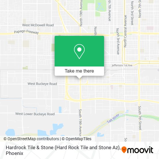 Mapa de Hardrock Tile & Stone (Hard Rock Tile and Stone Az)