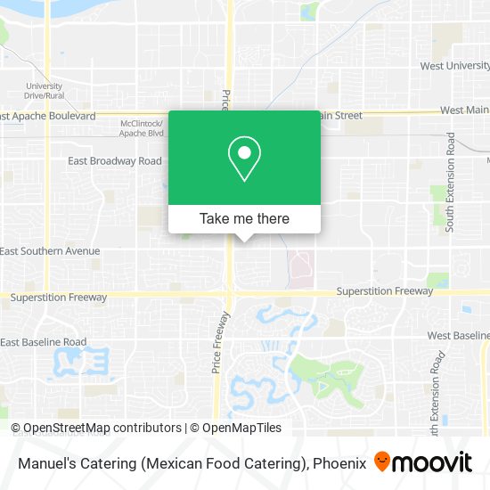 Mapa de Manuel's Catering (Mexican Food Catering)
