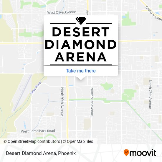 Desert Diamond Arena map