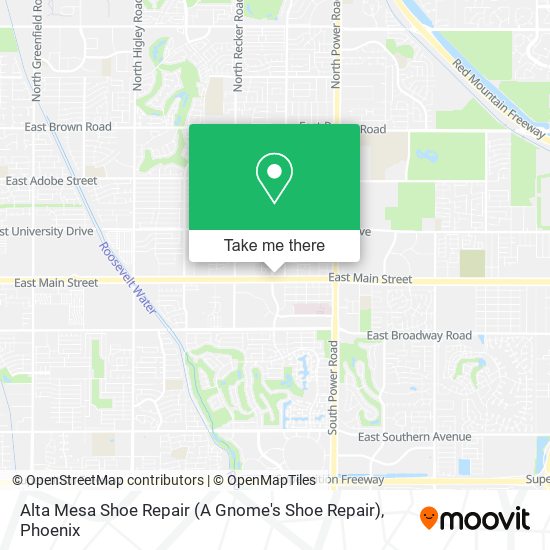 Alta Mesa Shoe Repair (A Gnome's Shoe Repair) map