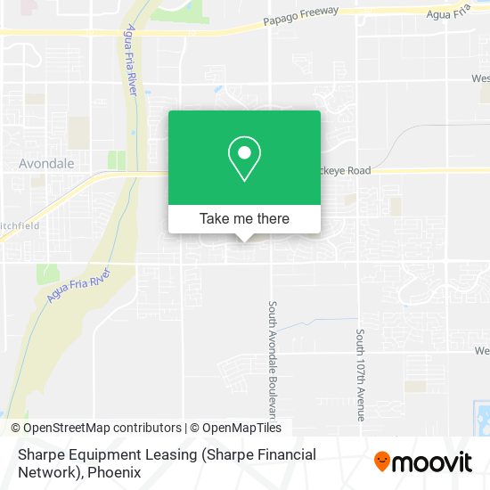 Mapa de Sharpe Equipment Leasing (Sharpe Financial Network)