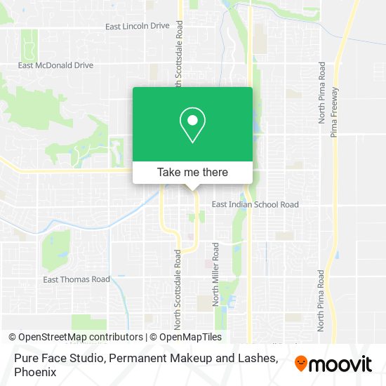 Pure Face Studio, Permanent Makeup and Lashes map