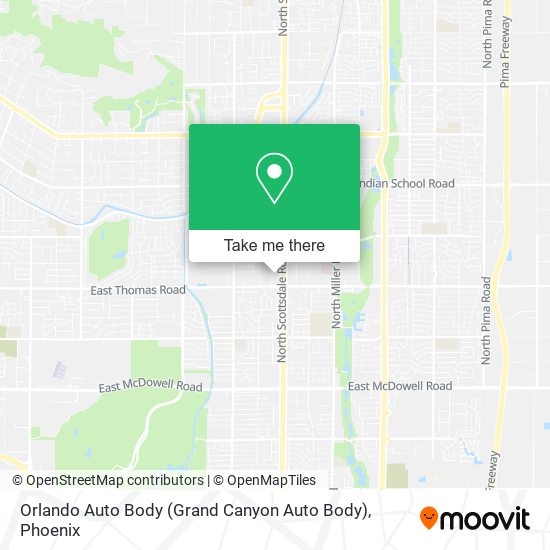 Orlando Auto Body (Grand Canyon Auto Body) map