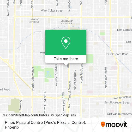 Mapa de Pinos Pizza al Centro (Pino's Pizza al Centro)