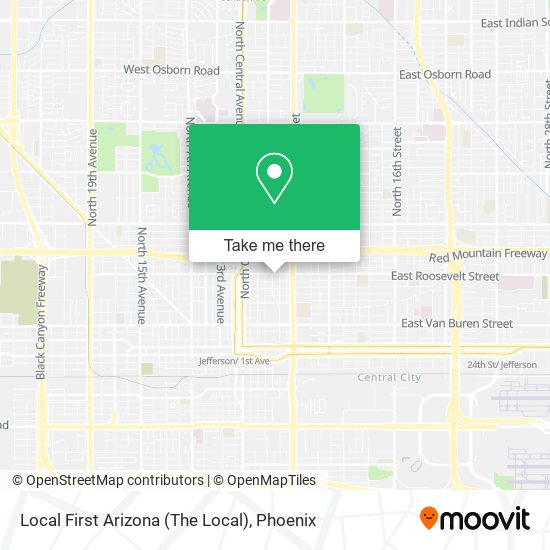 Local First Arizona (The Local) map