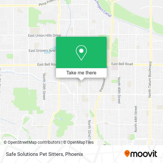Safe Solutions Pet Sitters map
