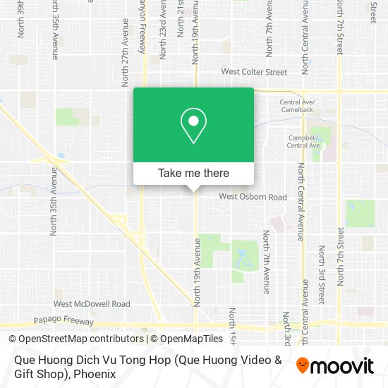 Mapa de Que Huong Dich Vu Tong Hop (Que Huong Video & Gift Shop)