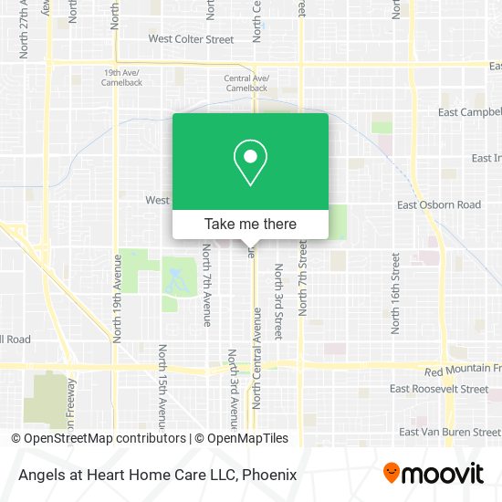 Angels at Heart Home Care LLC map