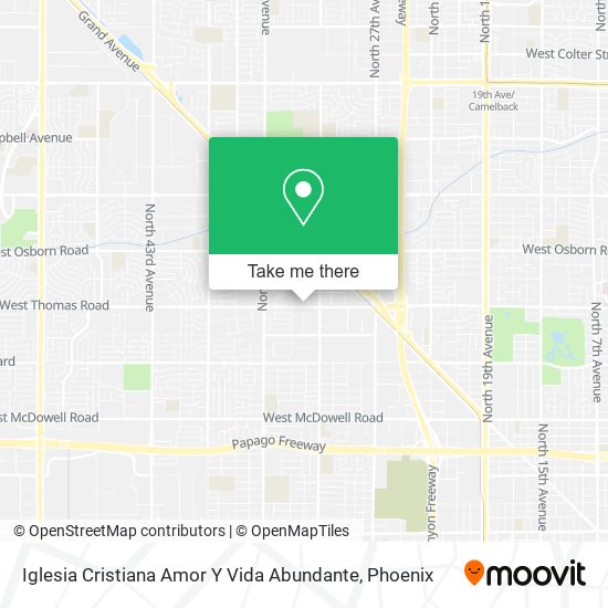 Mapa de Iglesia Cristiana Amor Y Vida Abundante