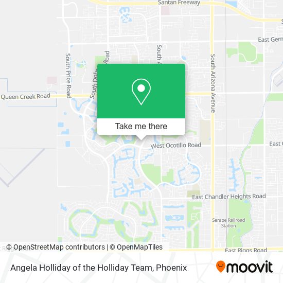 Mapa de Angela Holliday of the Holliday Team