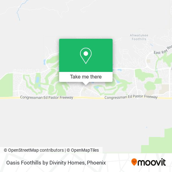 Mapa de Oasis Foothills by Divinity Homes