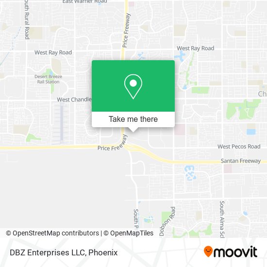 Mapa de DBZ Enterprises LLC