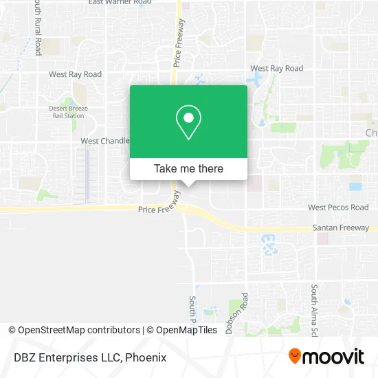 DBZ Enterprises LLC map