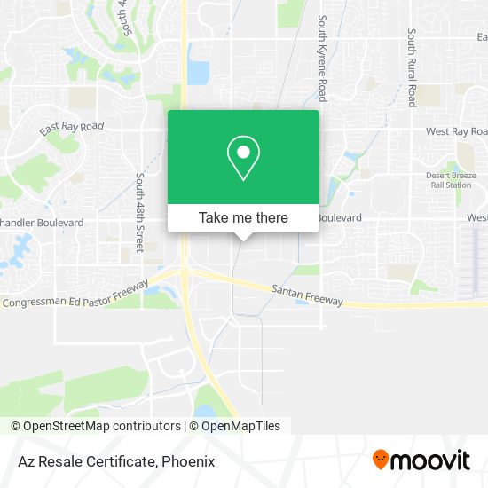 Az Resale Certificate map