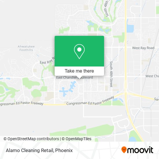 Alamo Cleaning Retail map