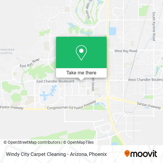 Mapa de Windy City Carpet Cleaning - Arizona